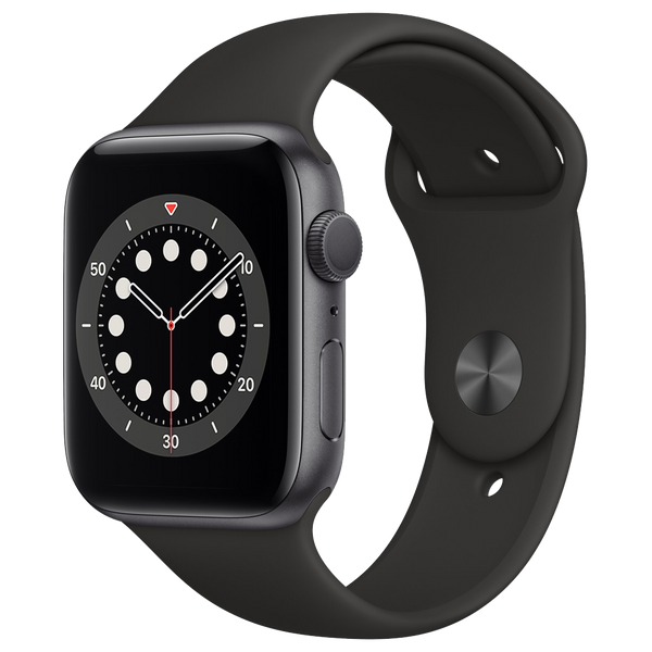 Apple-Watch-Series-6-44mm-Spacegrijs-Aluminium-Zwart-Sportband