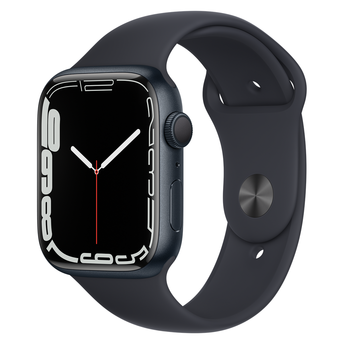 Apple-Watch-Series-7-45mm-Middernacht-Aluminium-Middernacht-Sportband
