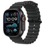 Apple Watch Ultra 2 Zwart 49mm - Ocean band Zwart