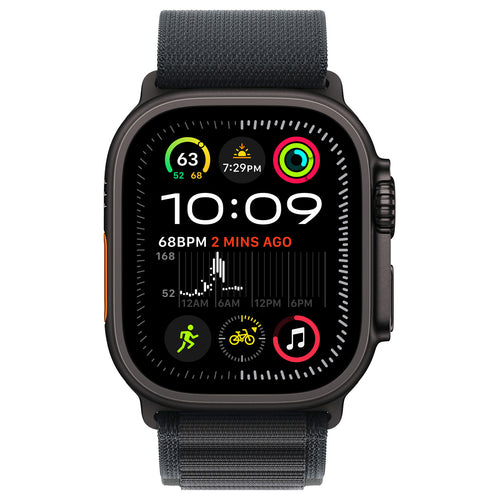 Apple Watch Ultra 2 Zwart 49mm - Alpine band Zwart