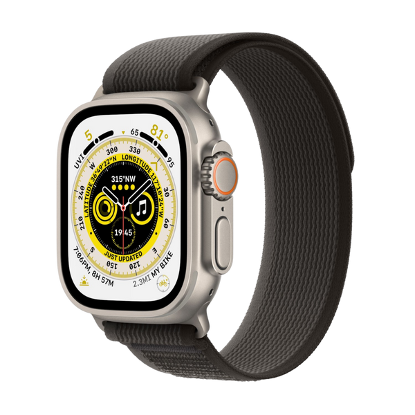 Reloj Apple Watch Ultra reacondicionado de 49 mm con banda Trail negra