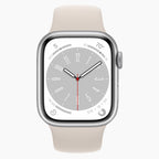 Reloj Apple Watch Series 8 GPS reacondicionado 41 mm plata - frente