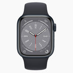 Reloj Apple Watch Series 8 GPS reacondicionado 41 mm negro - frente