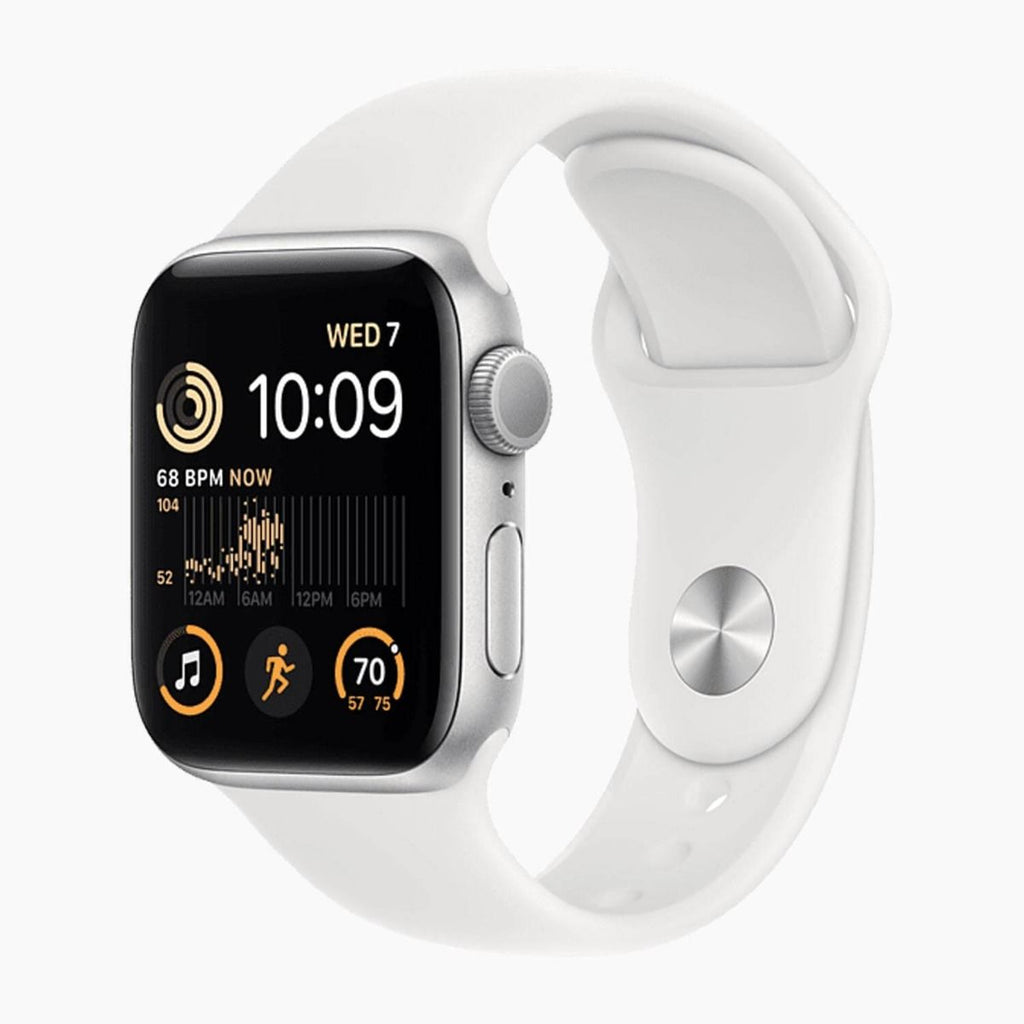 Correa de Apple Watch reacondicionada 44 mm / 45 mm Sport blanca - lateral