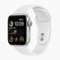 Correa de Apple Watch reacondicionada 44 mm / 45 mm Sport blanca - lateral