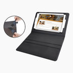 Funda universal para iPad reacondicionada de 9-11 pulgadas negra - parte frontal