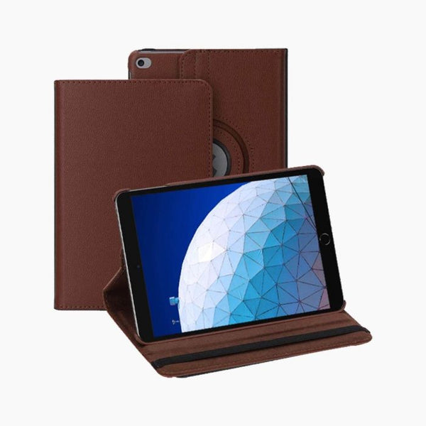 funda giratoria para iPad Air 3 y Pro 10.5" 2017 - marrón
