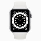 Reloj Apple Watch Series 6 reacondicionado 44mm plata - parte frontal
