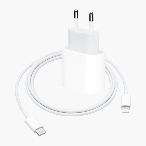 Adaptador y cable USB-C de 20W