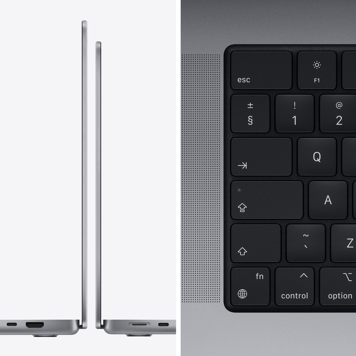 MacBook Pro 14-inch M1 Pro 8-core CPU 14-core GPU 16 GB 512 GB Spacegrijs